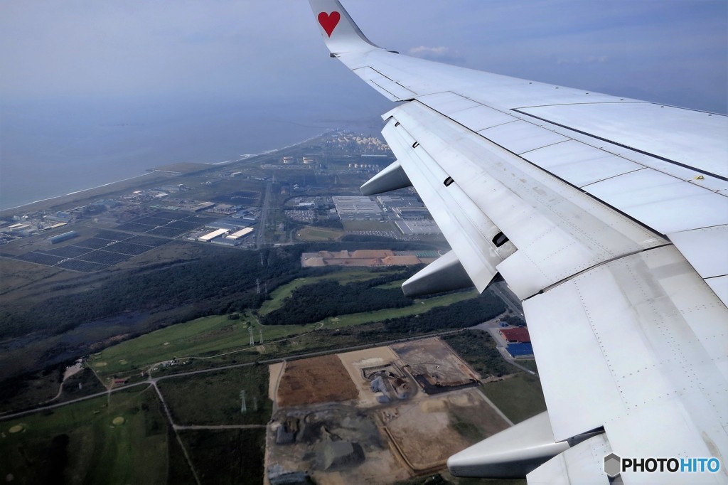 北海道上空に