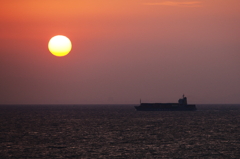 セントレアからの夕日