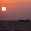 セントレアからの夕日