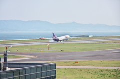 関空にて Landing