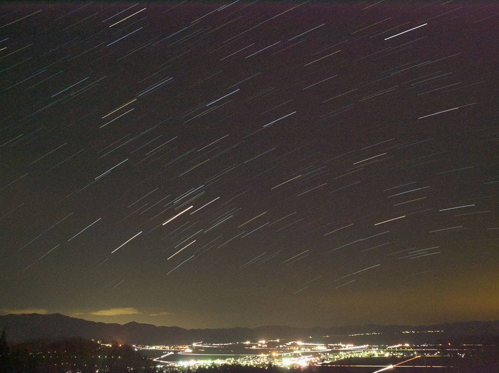 猪苗代町夜景