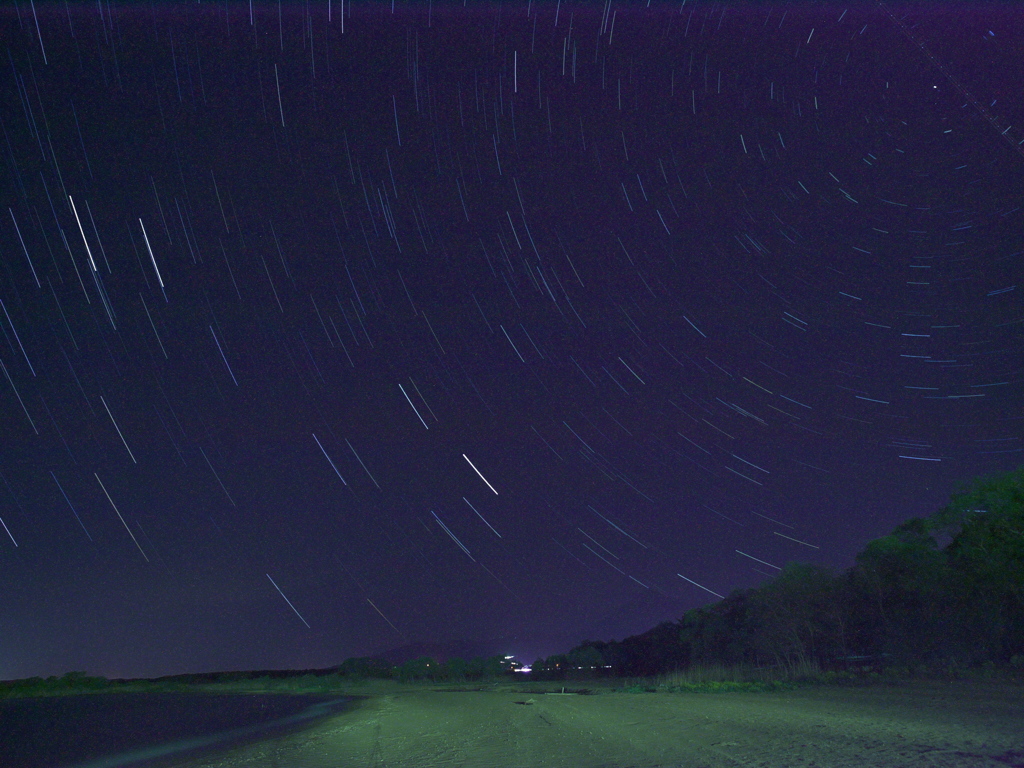 志田浜にて