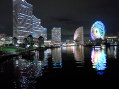 横浜港未来２１夕景２