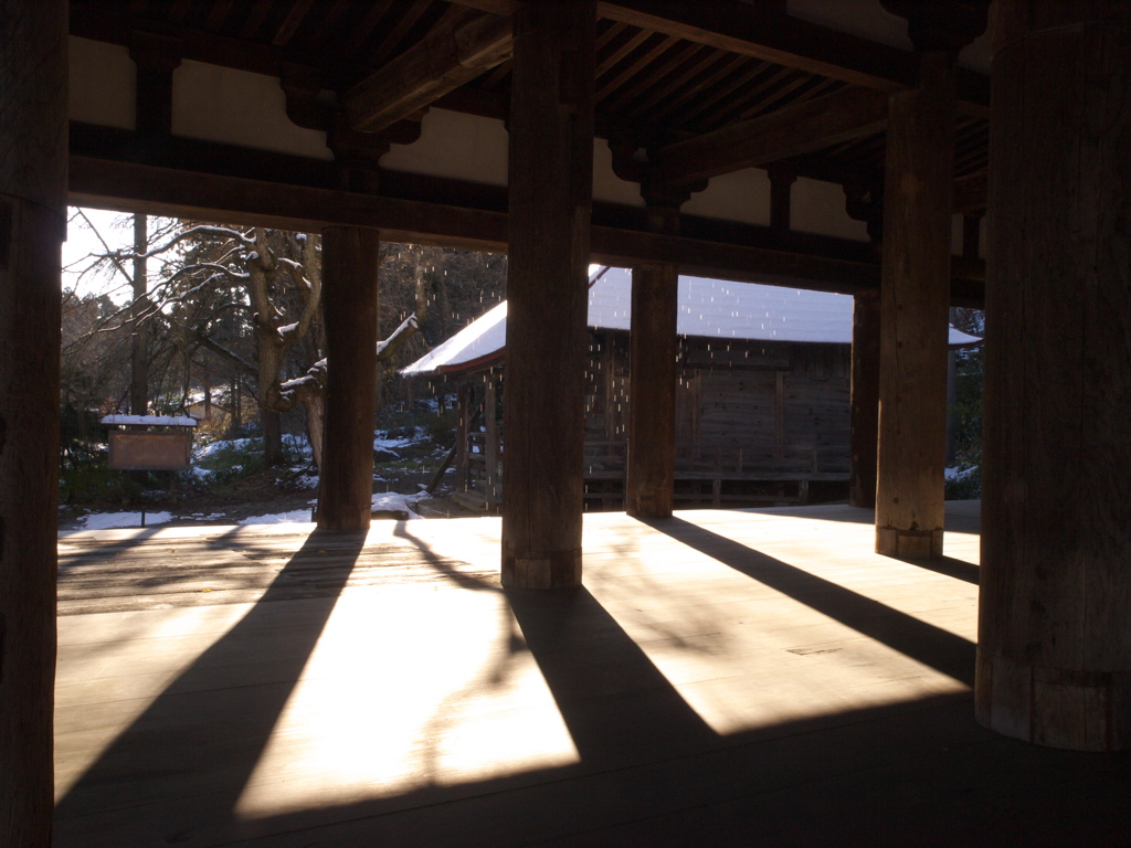 長床の風景