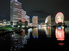 横浜港未来２１夕景３