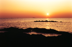 日没～海③