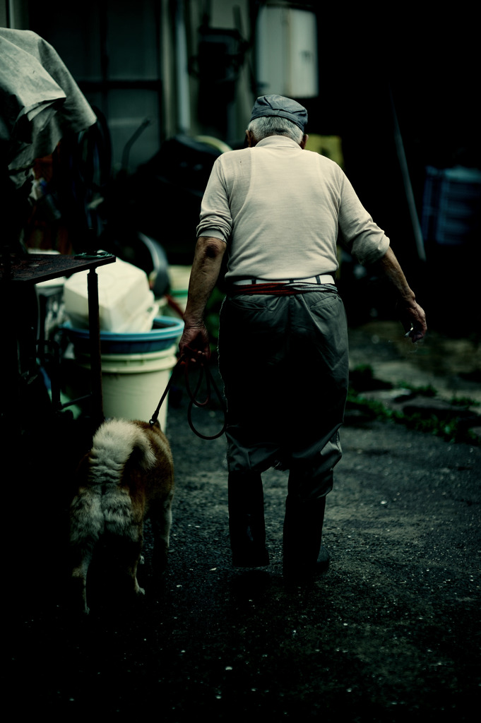 老人と 犬 By Stpn Id 写真共有サイト Photohito