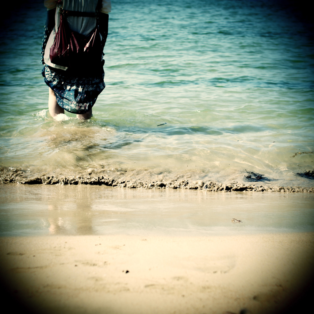 toward the sea