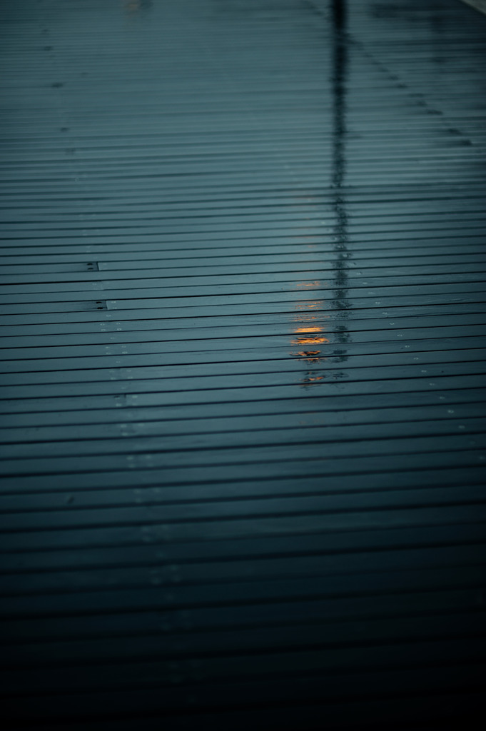 雨に滲む温もり