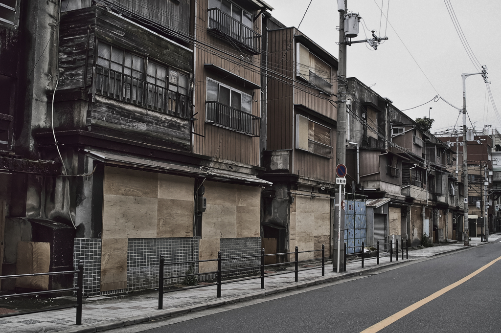 解体直前の軍艦アパート　