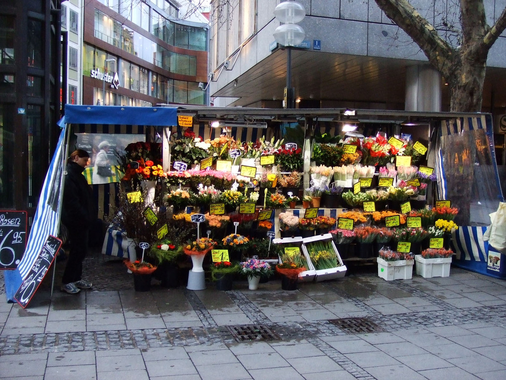 花の露店