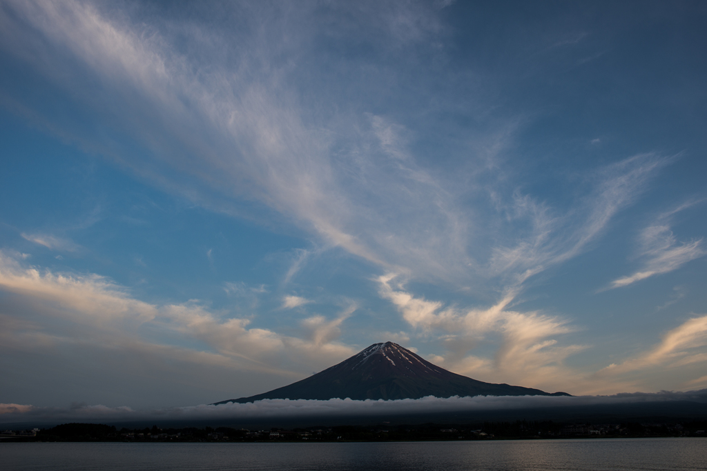 河口湖湖畔