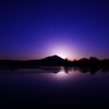 夜明けの筑波山