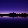 夜明けの筑波山