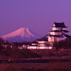富士と城