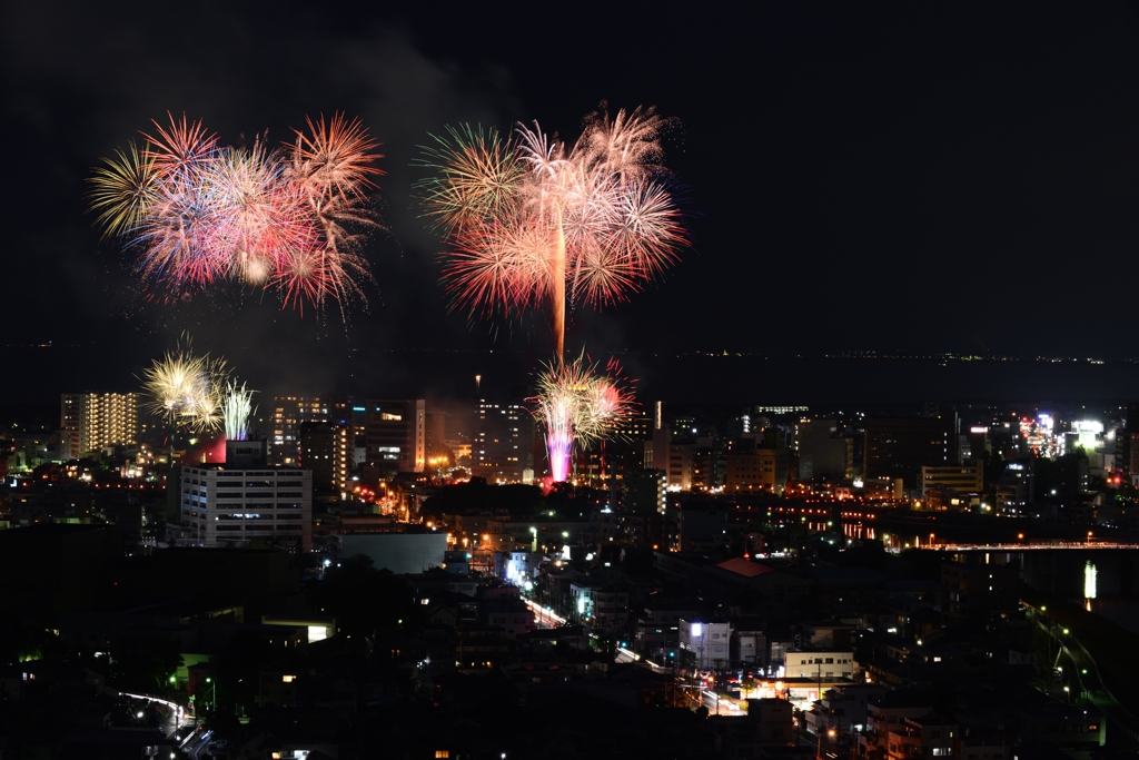 夜空に咲く