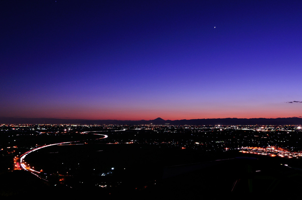 夜景を独り占め