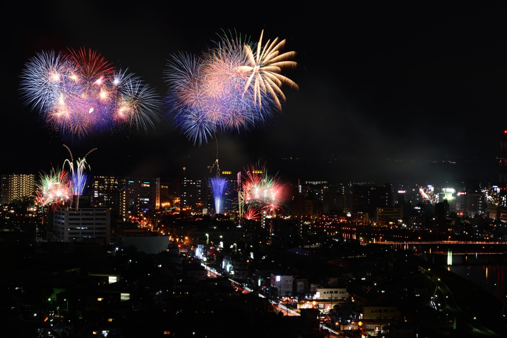 夜空に咲く