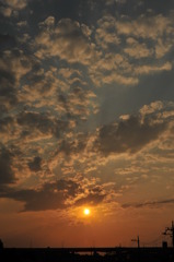 夕日
