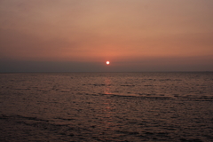 豊前海に沈む夕日１