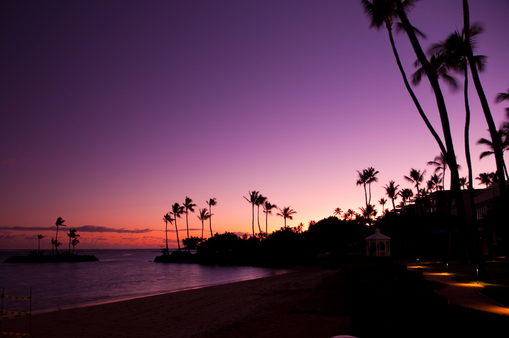 Sunset in Hawaii