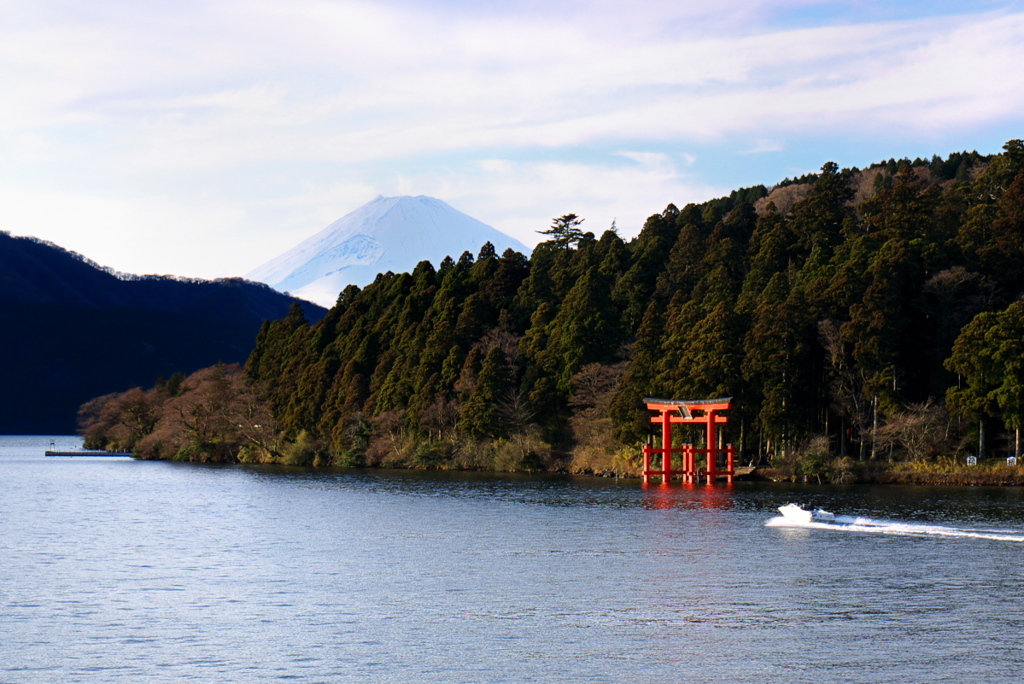 箱根芦ノ湖定番風景