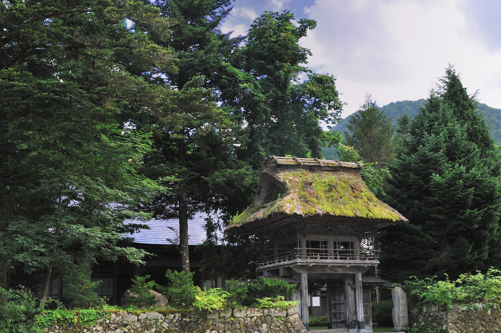 山奥の古寺