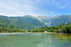 上高地　絶景！穂高連峰