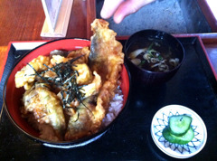 岩魚天丼♪