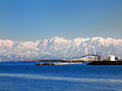 銀嶺　立山連峰