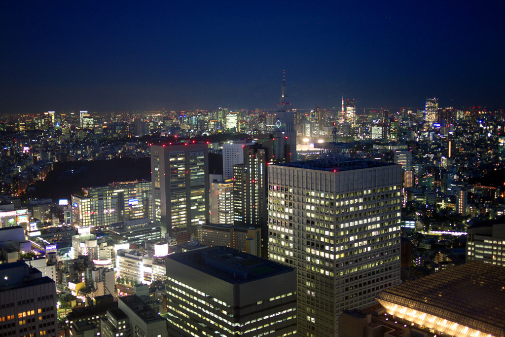 都会の夜景はやっぱ(^_^)V