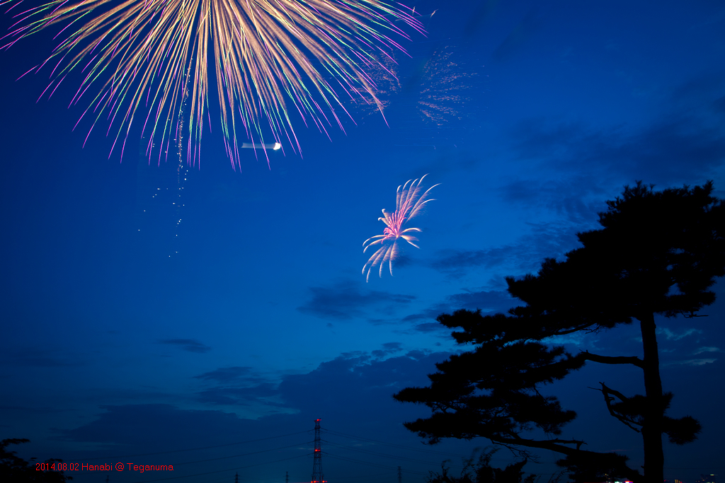 手賀沼花火大会2014