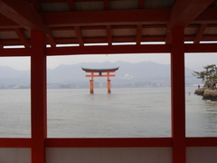 厳島神社からの大鳥居