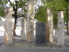 岡山城中で、
