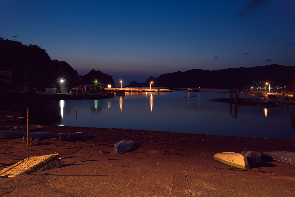 Fishing Port in the evening