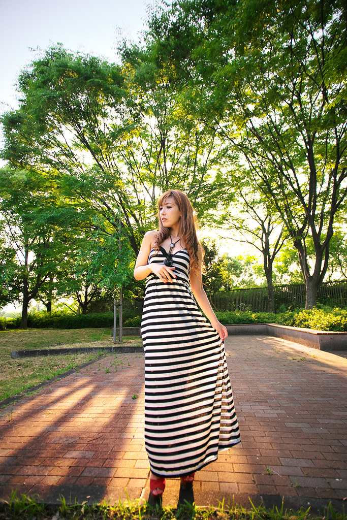 in early summer evening