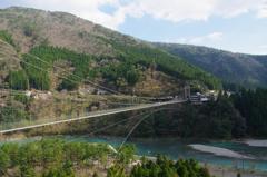 谷瀬の吊り橋