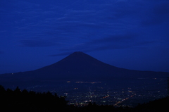 黎明の富士山