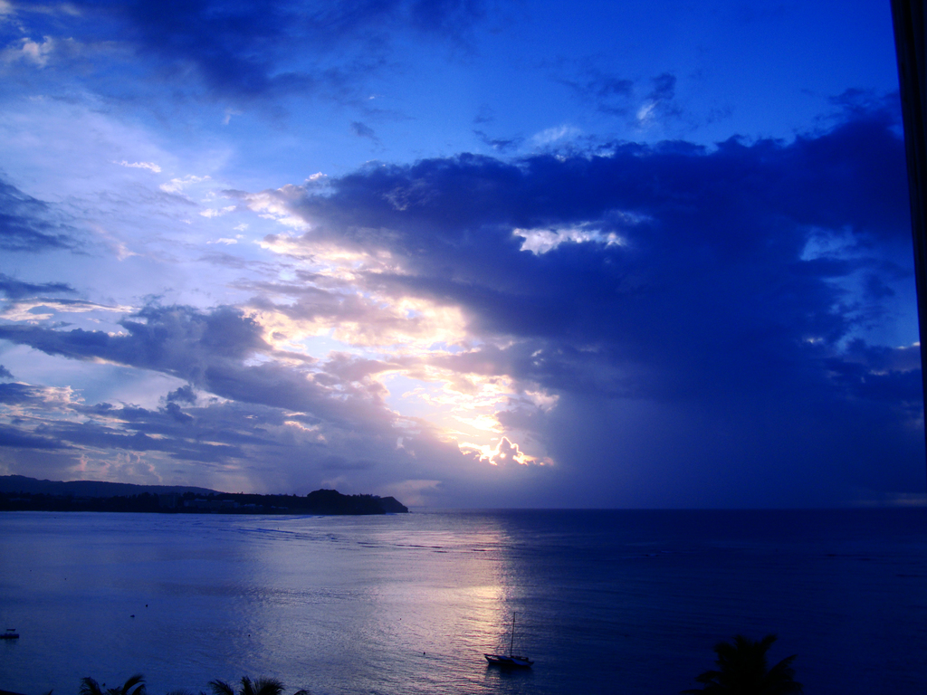 sunset in GUAM