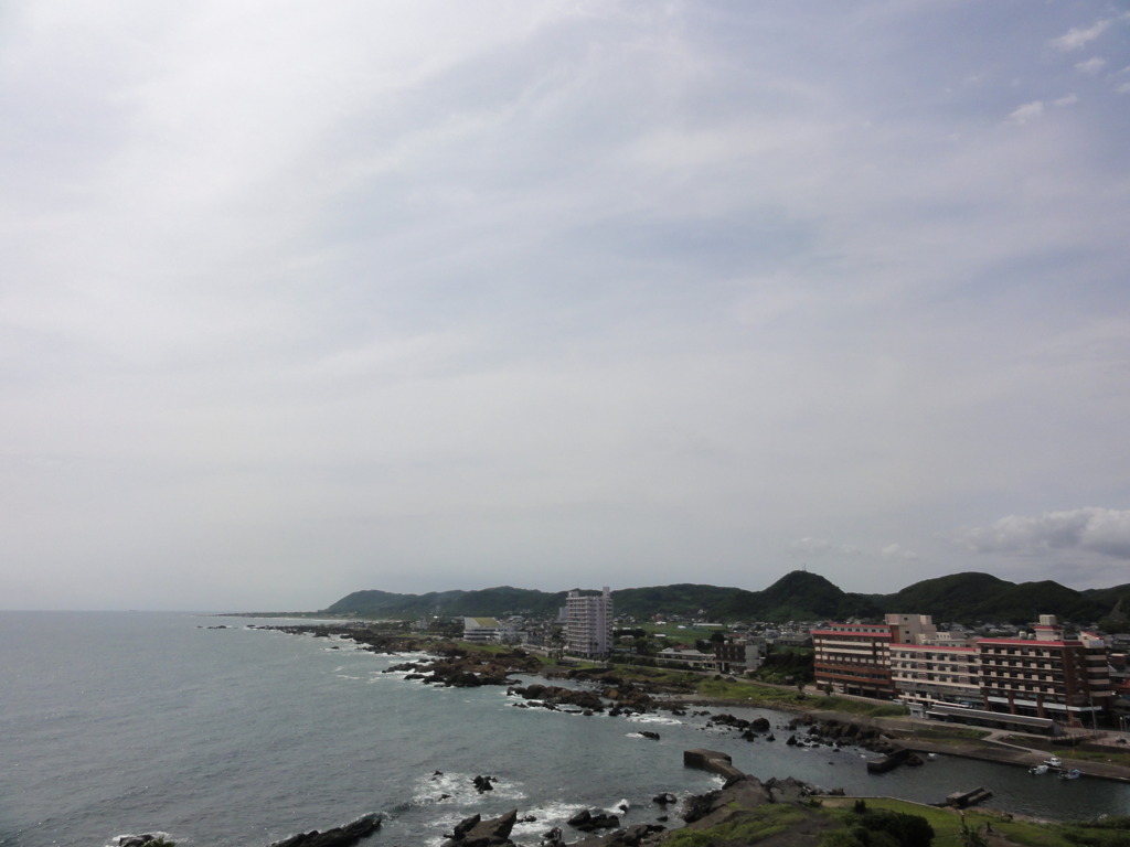 野島崎灯台から望む