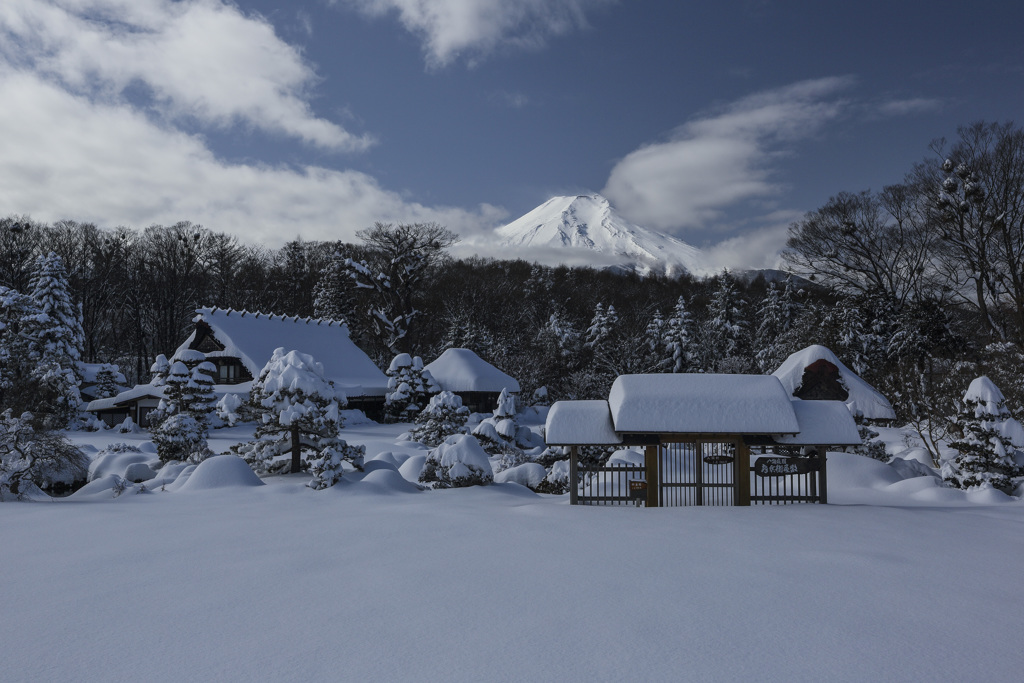 大雪の一週間前