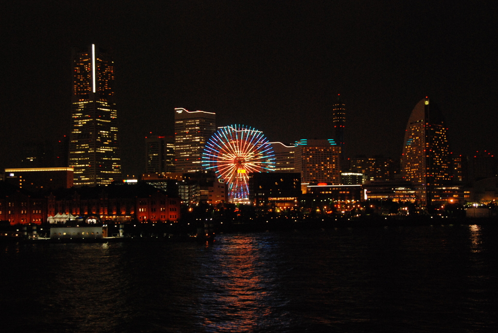 大桟橋にて