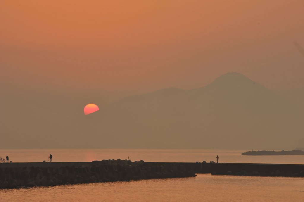 弓ヶ浜の朝