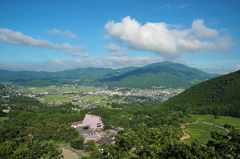 湯布院の街並み。