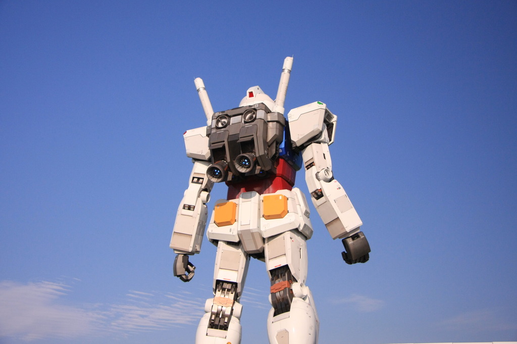 お台場潮風公園の1/1ガンダム