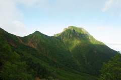 朝日の阿弥陀岳