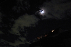 月と雲