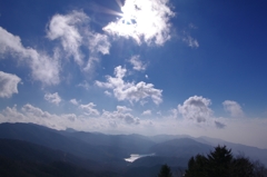 青空と雲と太陽と