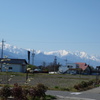 残雪の北アルプス