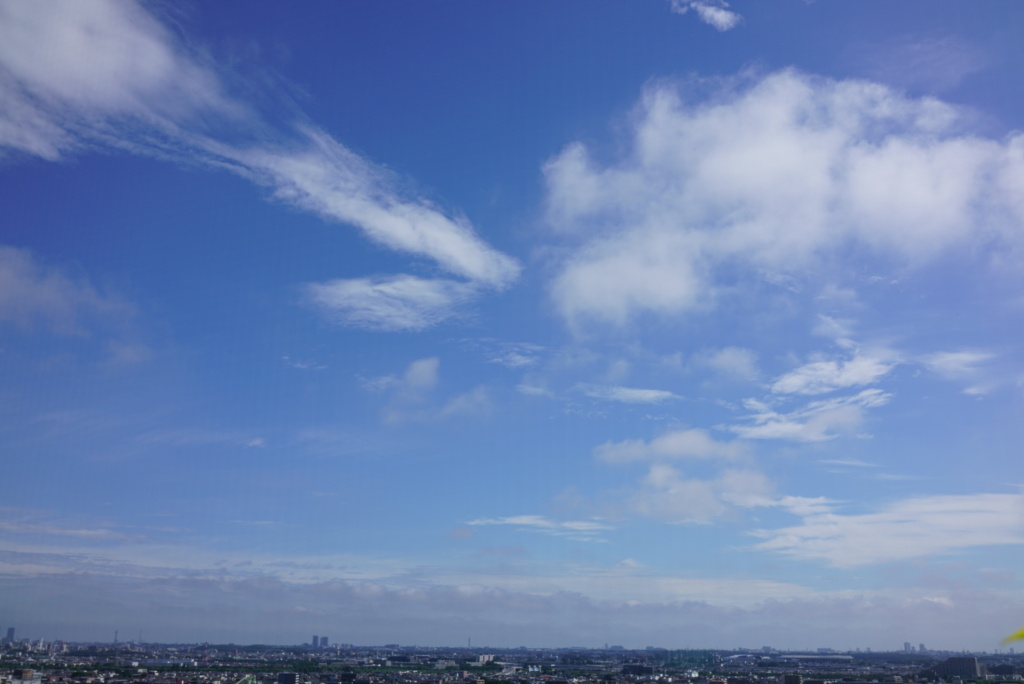 ひさしぶりの青空